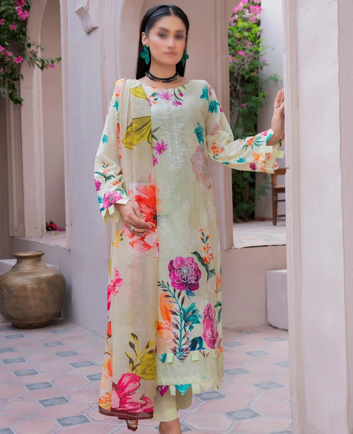 Premium Lawn Fabric Vol-600 4