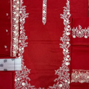 Luxury Embroidered 5 Piece Suit