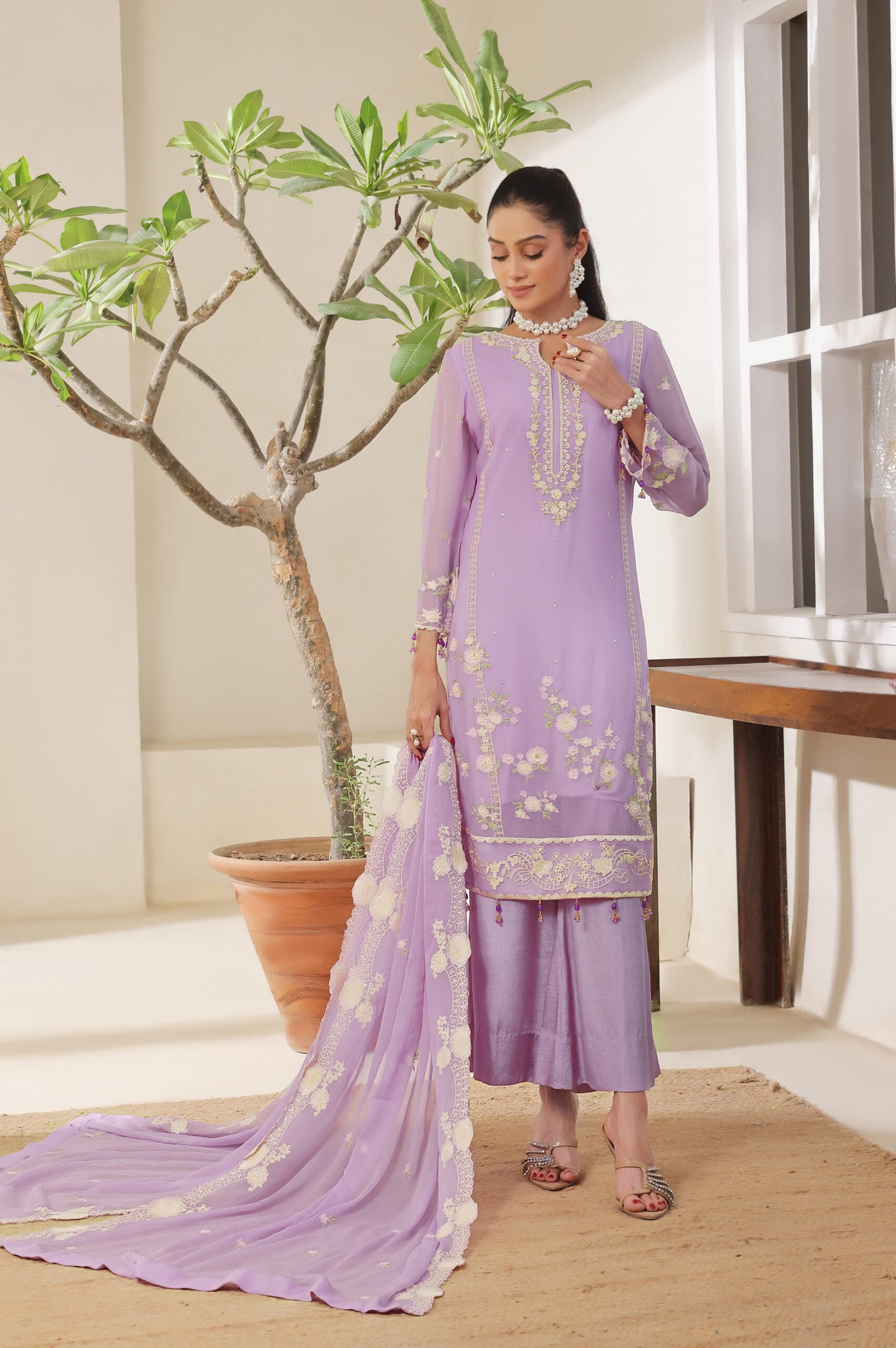 Azure Blossom Elegance