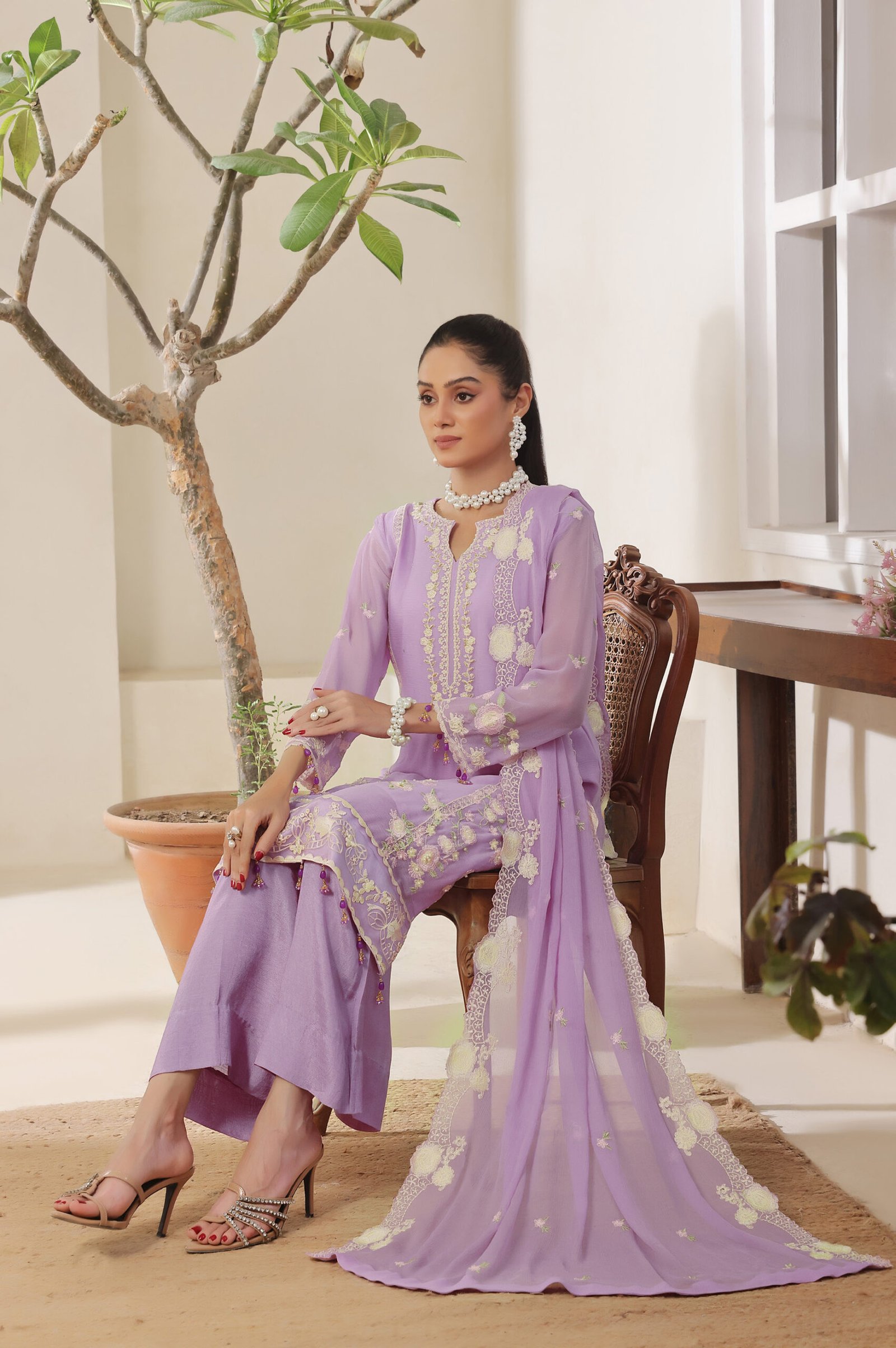 Azure Blossom Elegance