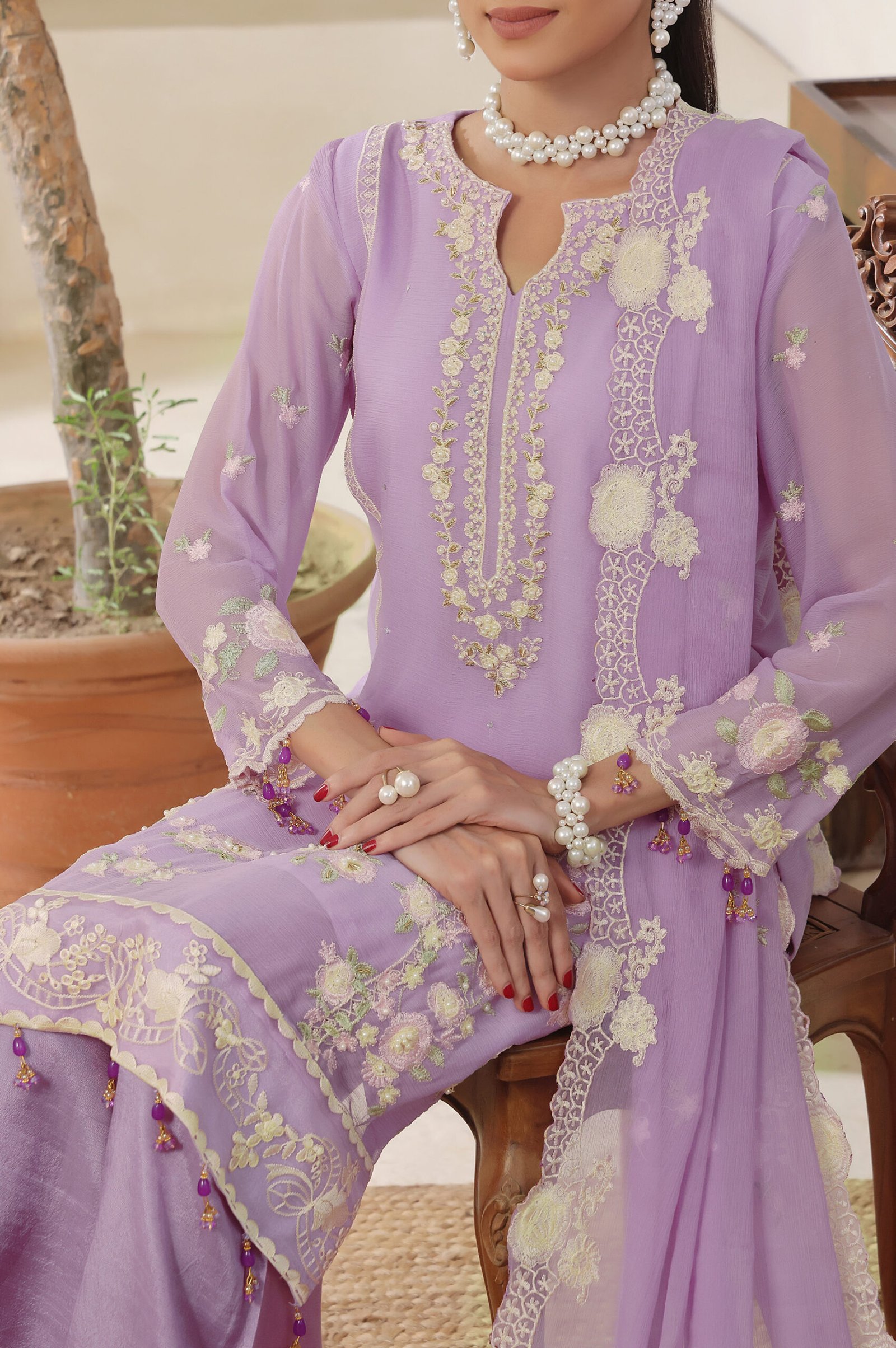 Azure Blossom Elegance