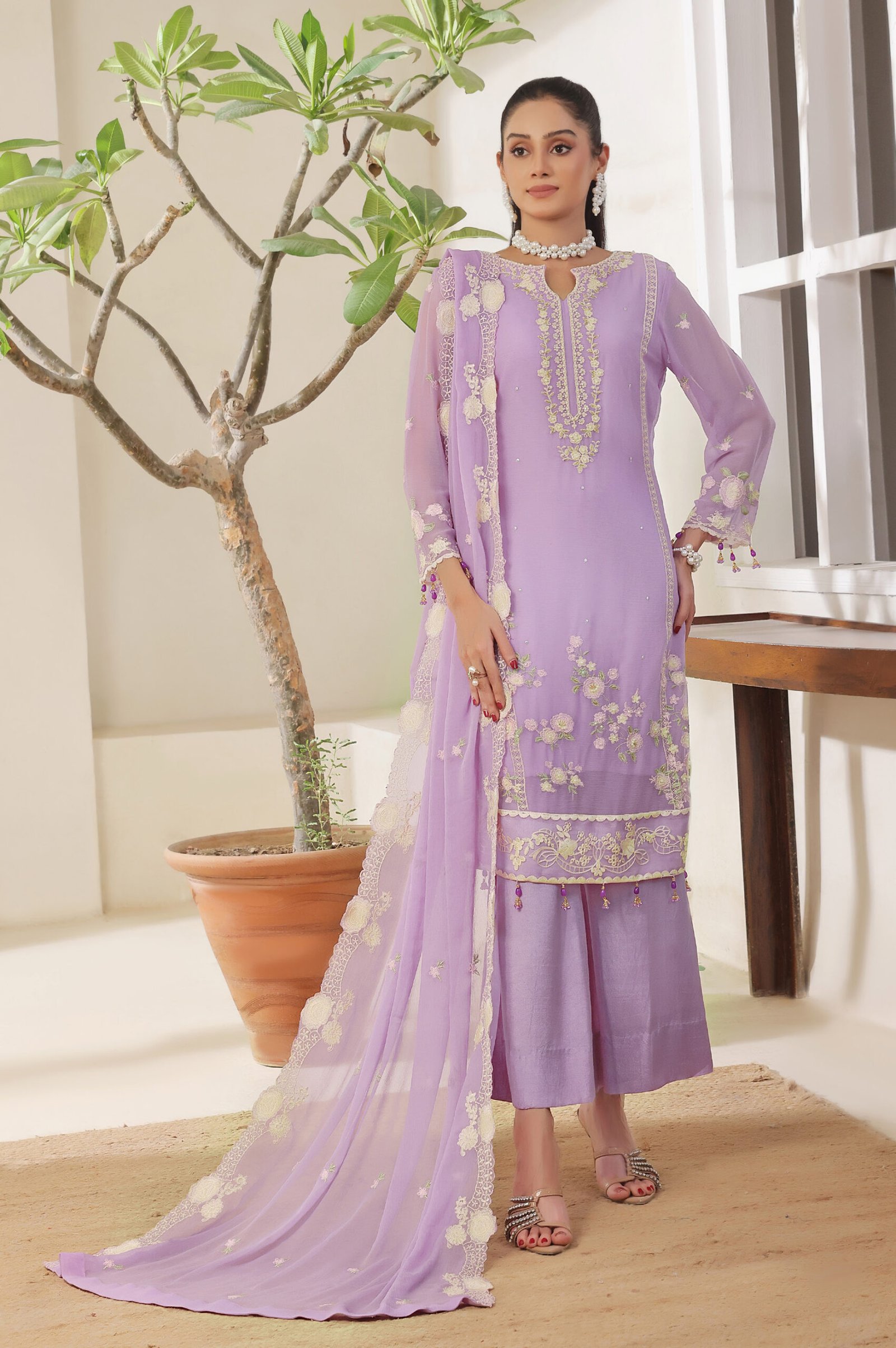 Azure Blossom Elegance
