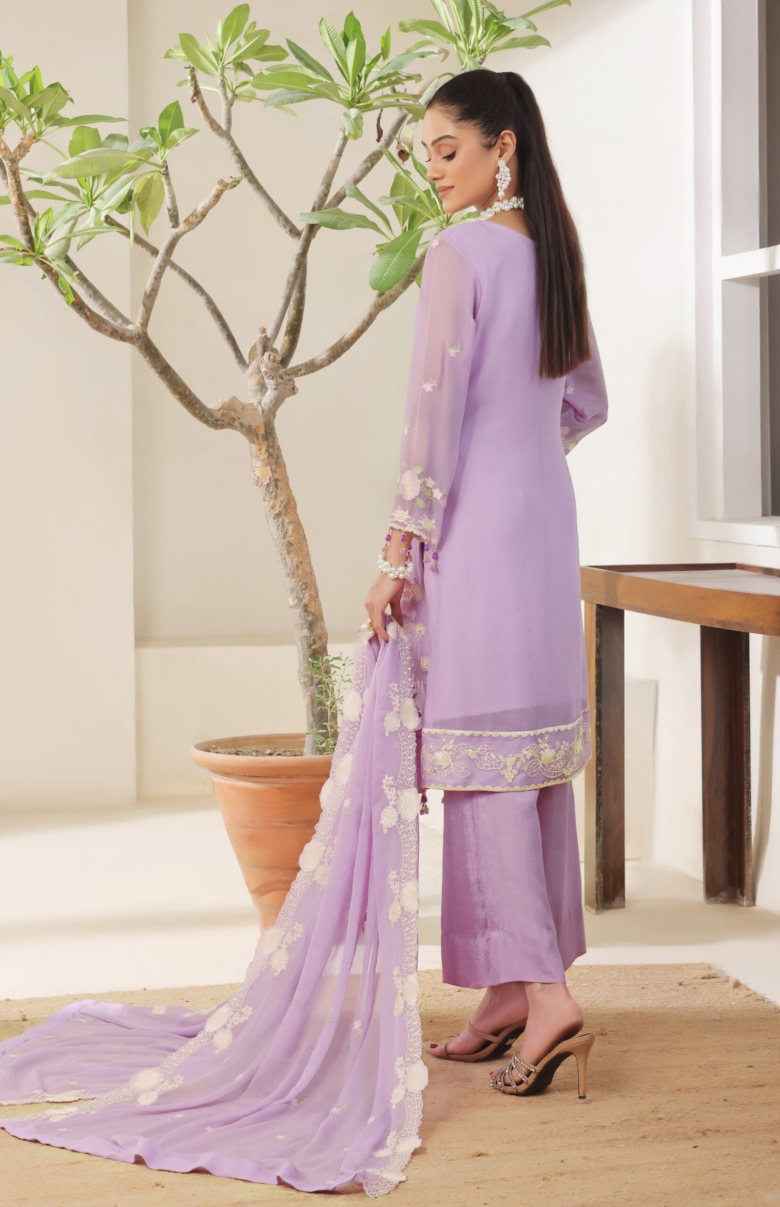 Azure Blossom Elegance